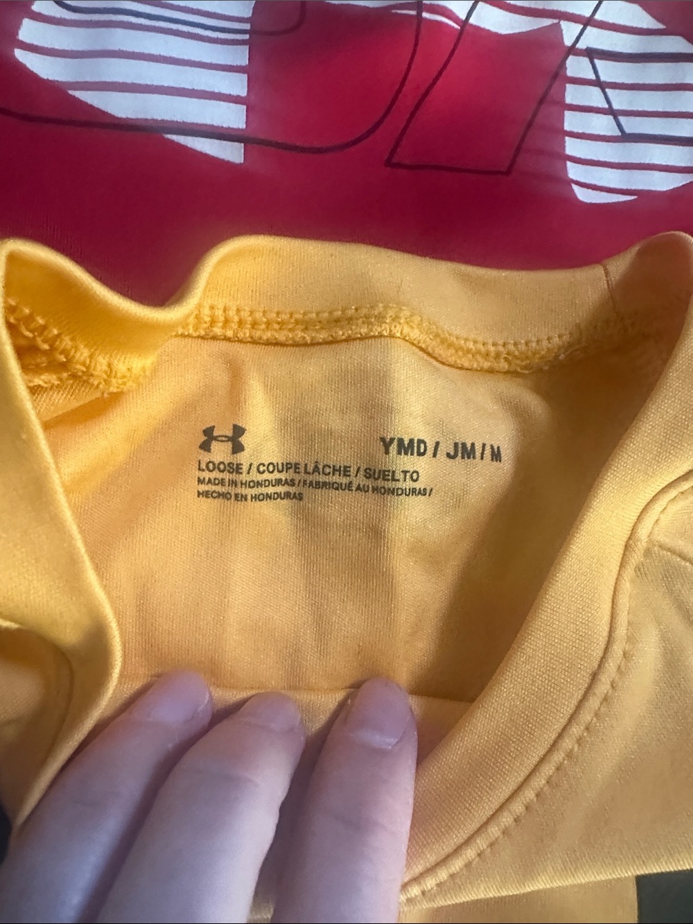 Under Armour Kids' Short Sleeve Performance Top - Yellow - Picture 3 of 6